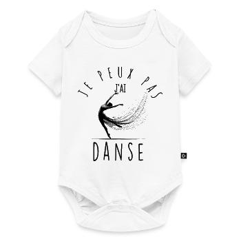 I can't, I danced. - Baby Premium short-sleeve bodysuit - white - Front