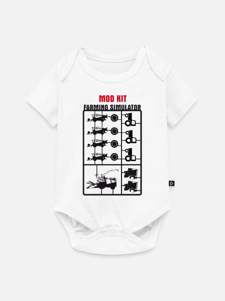 mod_kit - Baby Premium Kurzarmbody - Weiß