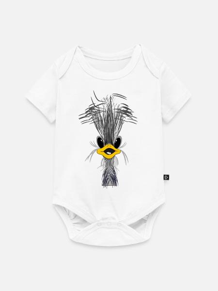 STRUZZO - Body à manches courtes Premium Bébé - blanc