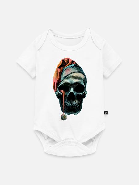 AUGAPFEL - Baby Premium Kurzarmbody - Weiß