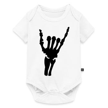 hang_loose_vec_1 de - Baby Premium Kurzarmbody - Weiß - Vorne