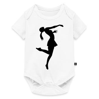Dance Female - Body à manches courtes Premium Bébé - blanc - Devant