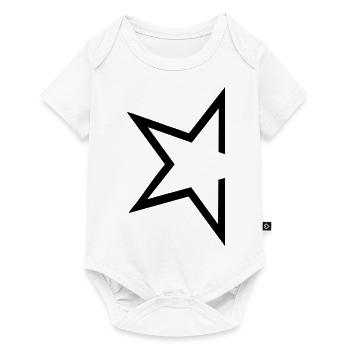 star - Baby Premium short-sleeve bodysuit - white - Front