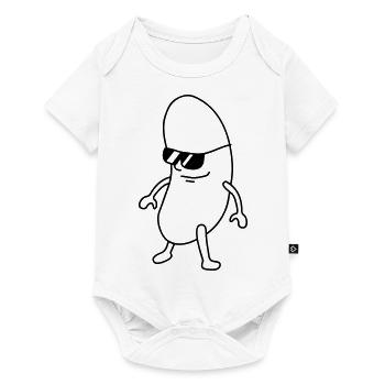 Cool Bean - Body à manches courtes Premium Bébé - blanc - Devant