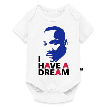 MARTIN LUTHER KING - Baby Premium Kurzarmbody - Weiß - Vorne