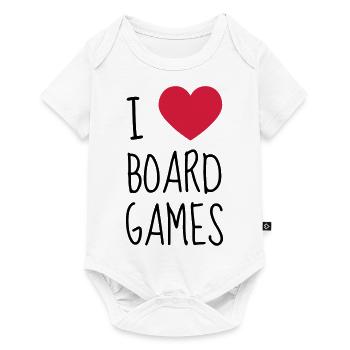 Board Game Brettspiel Jeu de Société Geek - Baby Premium short-sleeve bodysuit - white - Front