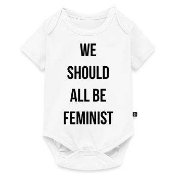 We should all be feminist - Baby Premium short-sleeve bodysuit - white - Front