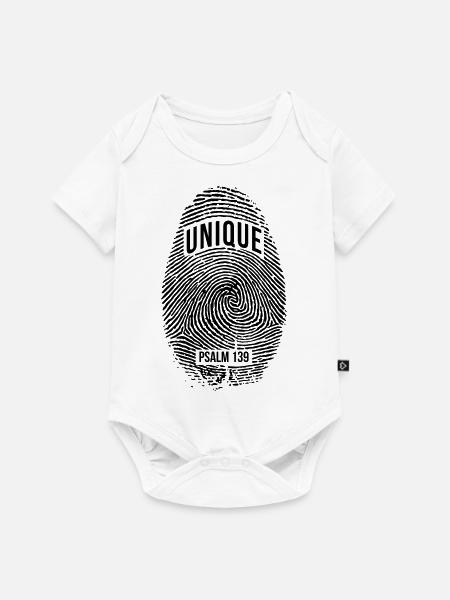 Unique - Baby Premium Kurzarmbody - Weiß