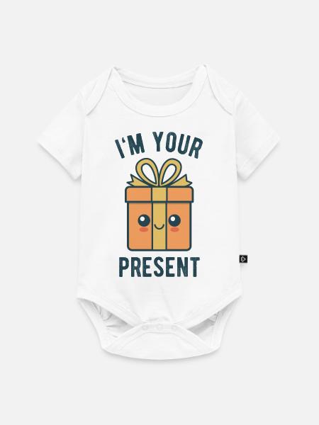 I'm Your Present - Baby Premium Kurzarmbody - Weiß