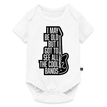 I may be old - Baby Premium Kurzarmbody - Weiß - Vorne