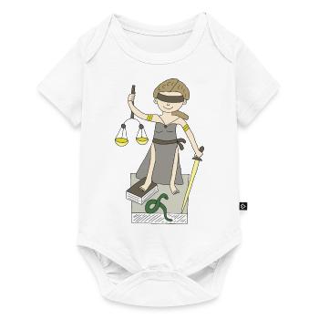 Justitia - Baby Premium short-sleeve bodysuit - white - Front