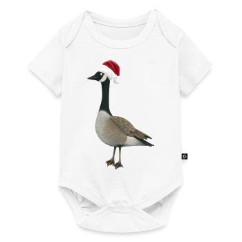 Oie de Noël - Body à manches courtes Premium Bébé - blanc - Devant