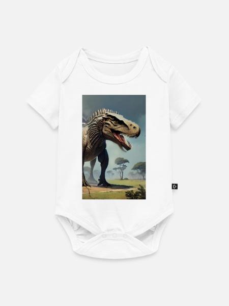 Dinosaurier | T-Rex | Tyrannosaurus - Baby Premium Kurzarmbody - Weiß