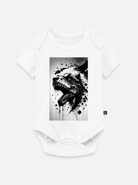 Dinosaurier | T-Rex | Tyrannosaurus - Baby Premium Kurzarmbody - Weiß