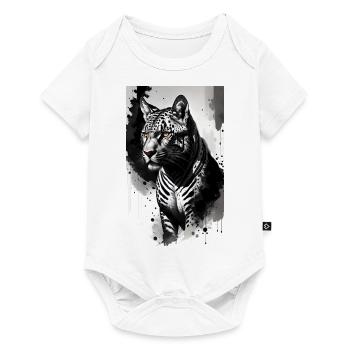 Leopard | Predator | Running | Africa - Baby Premium short-sleeve bodysuit - white - Front