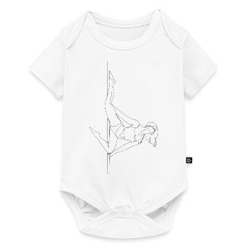 Poledance Russian Fish - Baby Premium Kurzarmbody - Weiß - Vorne