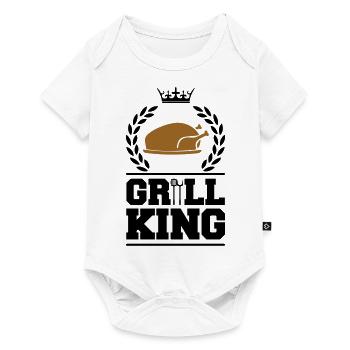 grill king chicken - Baby Premium Kurzarmbody - Weiß - Vorne