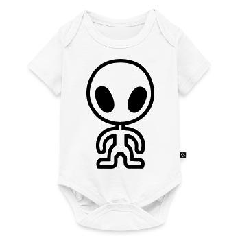alien - Body à manches courtes Premium Bébé - blanc - Devant