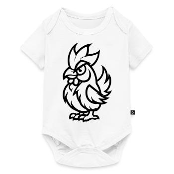 Coq - Body à manches courtes Premium Bébé - blanc - Devant