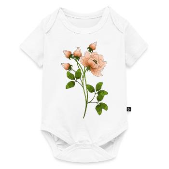 Flowers - Baby Premium short-sleeve bodysuit - white - Front