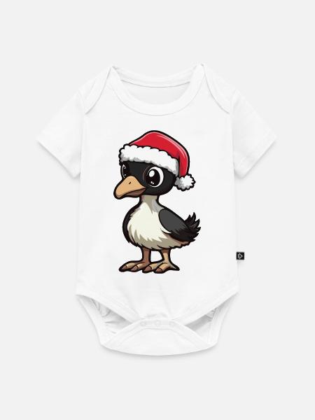 Strauß Weihnachten - Baby Premium Kurzarmbody - Weiß