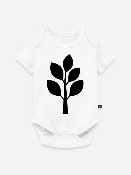 Baum - Baby Premium Kurzarmbody - Weiß