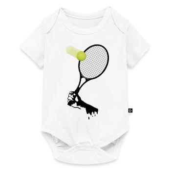 tennis_2 - Baby Premium Kurzarmbody - Weiß - Vorne