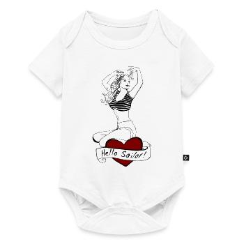 Sailor Pin up - Baby Premium short-sleeve bodysuit - white - Front