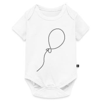 Line Balloon Minimal Silhouette - Baby Premium short-sleeve bodysuit - white - Front