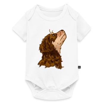 Cute dog - Baby Premium short-sleeve bodysuit - white - Front