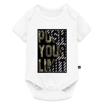 push your limit - Baby Premium short-sleeve bodysuit - white - Front