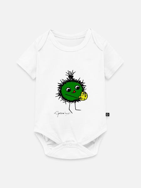 Flauschtier: "Lecker!" © Chyropterum Innoxius - Baby Premium Kurzarmbody - Weiß
