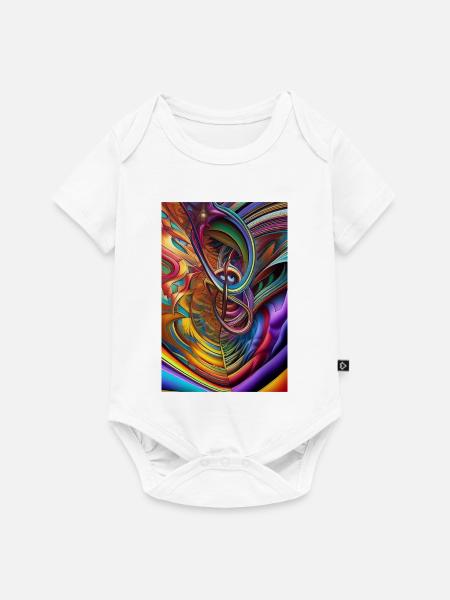 Abstrakte Kunst - Baby Premium Kurzarmbody - Weiß