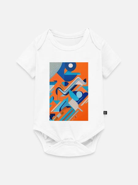 Abstrakte Kunst - Baby Premium Kurzarmbody - Weiß