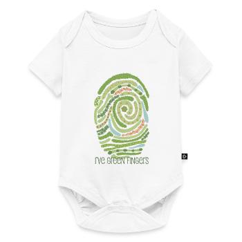 Garden fingerprint - Baby Premium short-sleeve bodysuit - white - Front