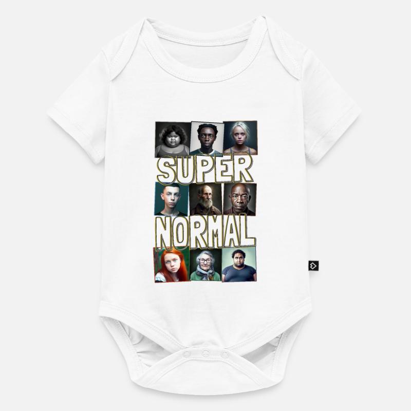 Super Ordinary 03 SN - Body à manches courtes Premium Bébé - blanc