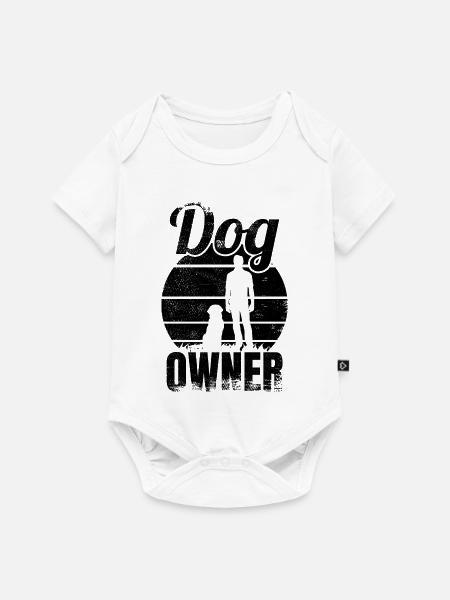 Hundebesitzer - Baby Premium Kurzarmbody - Weiß