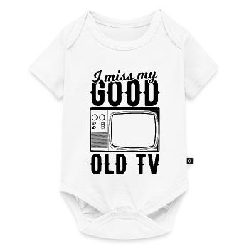 CTR TV - Body à manches courtes Premium Bébé - blanc - Devant