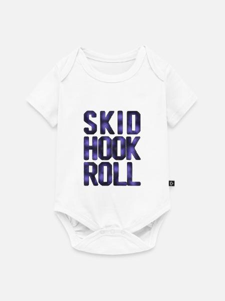 Skid Hook Rolle - Baby Premium Kurzarmbody - Weiß