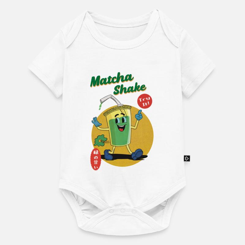 Matcha Shake - Try it! - Baby Premium Kurzarmbody - Weiß
