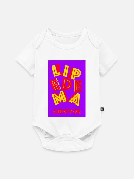 Lipedema Survivor - Baby Premium Kurzarmbody - Weiß