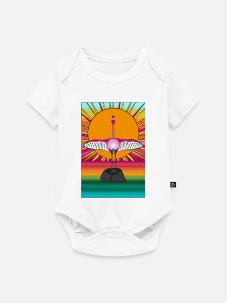 Spread your wings and fly - Baby Premium Kurzarmbody - Weiß