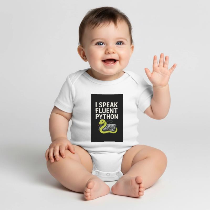 Python Coding Snake Baby Premium short-sleeve bodysuit