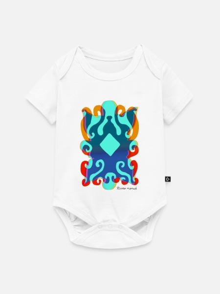 formen-wandteppich-2023-2_-5- - Baby Premium Kurzarmbody - Weiß