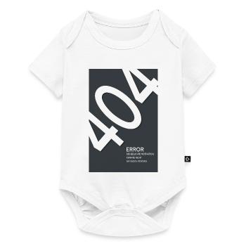 Erreur 404 Motivation introuvable - Body à manches courtes Premium Bébé - blanc - Devant