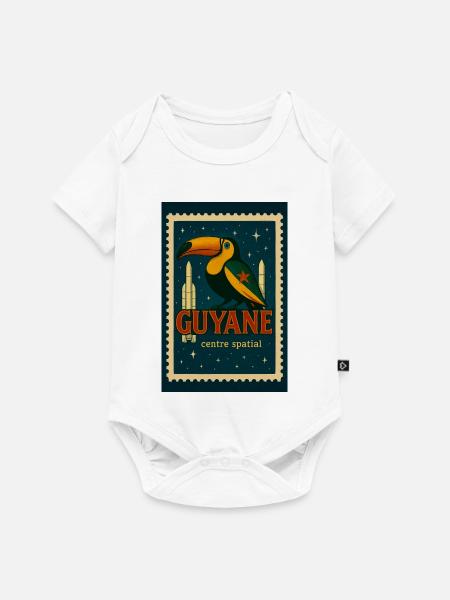 Tukan-Raum-Guyana - Baby Premium Kurzarmbody - Weiß