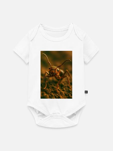 Tiere - Ameise - Baby Premium Kurzarmbody - Weiß