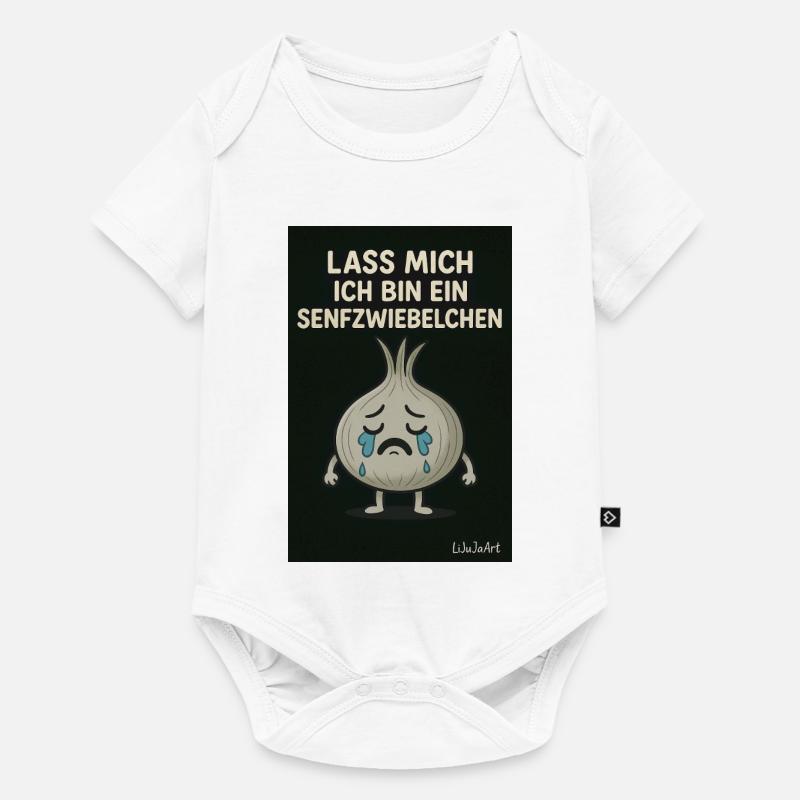 Oignon moutarde pleureur - Body à manches courtes Premium Bébé - blanc