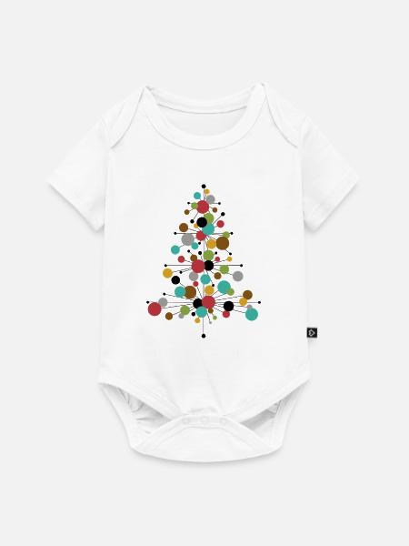 Have a Cool Yule! – Retro Weihnachtsdesign - Baby Premium Kurzarmbody - Weiß