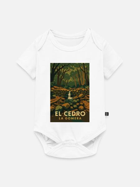 Cedro La Gomera - Baby Premium Kurzarmbody - Weiß
